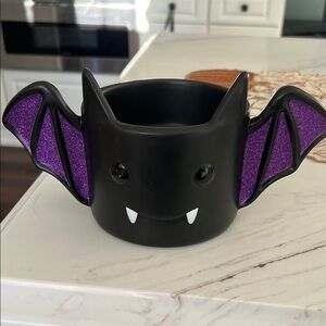 Black Bat Candle Holder